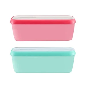 Ice Cream Freezer Container with Lids Yogurt Holder Convenient Sorbet Containers - Picture 1 of 8