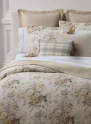 RALPH LAUREN Gwynne Floral Reversible Comforter 3-Pc. Set King $385 Cream - Image 1 of 4