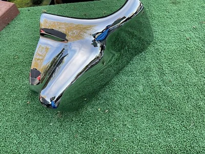 Pontiac 1959 parachoques trasero esquina triple chapado espectáculo Foto 1 de 3