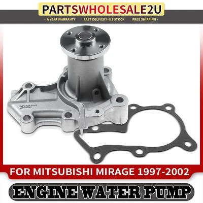 Engine Water Pump for Mitsubishi Mirage 1997 1998 1999 2000-2002 1.5L MD365087 - Image 1 of 4