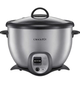 Crockpot 2.2L Saute Rice Cooker Silver paella risottos steamer - Picture 1 of 10