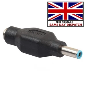 5.5x2.1mm Female to 4.5x3.0mm Male Converter Adapter Plug for HP UltrabookLaptop - Afbeelding 1 van 3