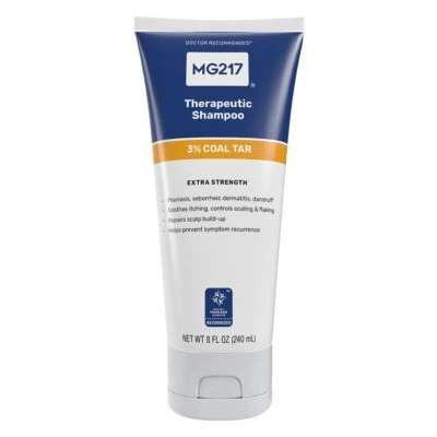 MG217 Psoriasis Coal Tar Shampoo 8 oz