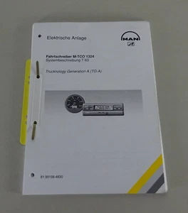 Werkstatthandbuch MAN TG-A Fahrtschreiber M-TCO 1324 Stand 10/1999 - Bild 1 von 4