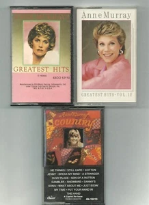 3) anne murray Cassettes (cassette lot) very good to excellent condition. - Picture 1 of 5