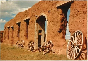 Postal de colección Fort Union Monumento Nacional Mecánica Condado de Corral Mora casi nueva - Imagen 1 de 2