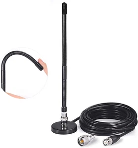 CB Antenne 27 MHz CB Radio Antenne weiche Peitsche magnetische Basis CB Antenne BNC & PL259 - Bild 1 von 12