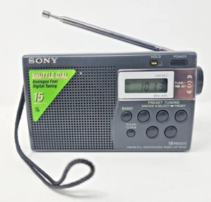 Sony ICF-M260 AM/FM PLL Synthesized Clock Radio Digital Tuning. Watch Video! - Picture 1 of 7