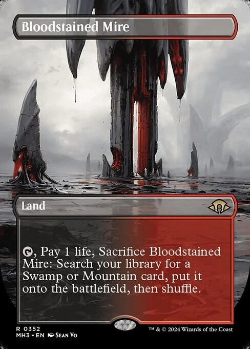 Bloodstained Mire Borderless Regular #352 | MH3 Modern Horizons 3 | MTG - Image 1 of 1