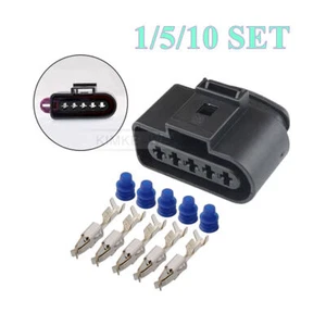 5 Pin/Way Automotive Female Socket Connector Plug Set for VW Audi Skoda Seat - Picture 1 of 2