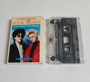 ROXETTE CHURCH OF YOUR HEART CASSETTE TAPE SINGLE EMI UK 1991 - Picture 1 of 1