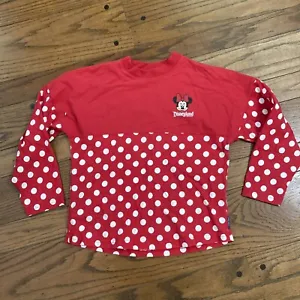 Disneyland Minnie Mouse Red Polka Dot Spirit Jersey Youth XL - Picture 1 of 5