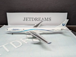 1/400 IRAN ASEMAN AIRLINES AIRBUS A340-300 ANNI 2000 COLORI EP-APA JC WINGS - Foto 1 di 8