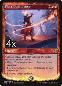 x4 Fiery Confluence (SS3) Signature Spellbook Chandra MtG fast neuwertig Spielset - Bild 1 von 1