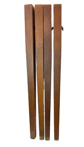 4 Wood 29" Legs from Singer Sewing Machine Cabinet 1968 mid century table legs - Picture 1 of 8