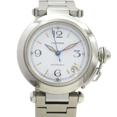 Cartier Pasha Watch W31076M7 Automatic White Dial Stainless Steel - Image 1 of 4