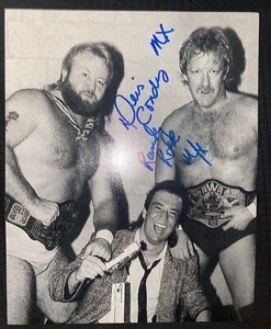 FIRMADO MIDNIGHT EXPRESS 8x10! ¡DENNIS CONDREY! PAUL HEYMAN! AWA LUCHA LIBRE! RANDY - Imagen 1 de 1