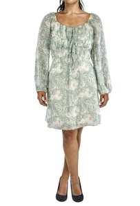 JUNIOR XXL💚As U Wish Mujer Verde Estampado Floral Corto Mini Vestido Juniors Nuevo con Etiquetas - Imagen 1 de 1