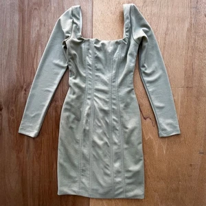 PRINCESS POLLY XX JANIE MINI Dress sz 0 Olive Green Lined Back Zip NWT - Picture 1 of 12