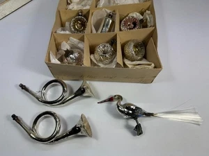 KONVOLUT alter CHRISTBAUMSCHMUCK BAUMSCHMUCK 1920er-1930er Jahre Weihnachten - Picture 1 of 5