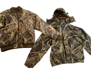 VTG Columbia 4-in-1 Hunting Jacket Coat XL Tall Mossy Oak Shadow Branch - Picture 1 of 24