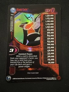 King Cold VI9 Villain Invasion Subset Dragonball GT Score Foil Limited - Picture 1 of 2