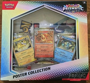 Pokemon TCG: Scarlet & Violet Prismatic Evolutions Poster Collection Box Sealed - Picture 1 of 2