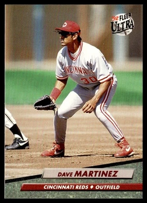 1992 Ultra Dave Martinez Cincinnati Reds #484 - Image 1 of 2