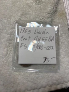 1955 Lincoln Cent • AU Detail • Brown - Picture 1 of 2