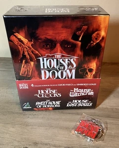 Houses Of Doom Lucio Fulci Cauldron Films Box Set Blu Ray Cult Horror + Keychain - Picture 1 of 4
