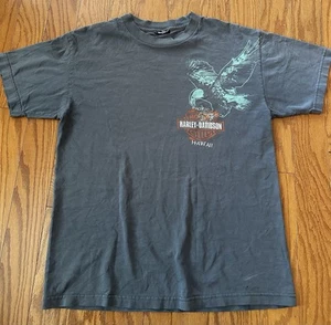 Vtg Harley Davidson HAWAII T-Shirt Men’s Small/Medium Gray Shirt Y2K Distressed - Picture 1 of 6