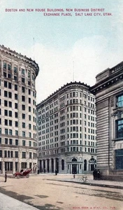 SALT LAKE CITY UT - Boston und neue Hausgebäude Geschäftsviertel Börse Pl - Bild 1 von 2