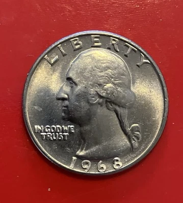 1968 Washington Quarter Uncirculated - Image 1 of 2