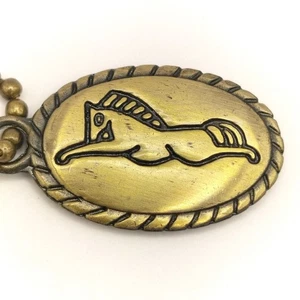 Saddle River Vintage Keychain Fob Zipper Pull - Picture 1 of 5