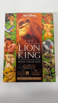 The Lion King Trilogy (DVD, 2004, 6-Disc Set) Movie Collection - 3 Films Tested - Immagine 1 di 4