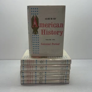 Album of American History by James Truslow Adams Complete Set with Index - Imagen 1 de 24
