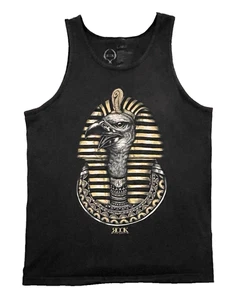 Vintage Rook Thoth Tank Top Egyptian God Mens Large Black - Picture 1 of 8