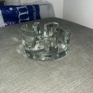 Vintage Bel Mondo Glasdesign Georgshutte Glass Candle Pot Warmer W. Germany - Picture 1 of 2