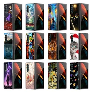 Custom LOVE Deer Tiger Cat Skull Case Cover For Samsung Galaxy Z Fold 2 3 4 5 6 - Picture 1 of 29
