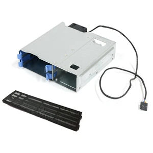 Dell 5,25 " Cadre Caddy Disque Dur pour 2x 2,5 " SSD/HDD + Ventilateur + Grille - Afbeelding 1 van 4