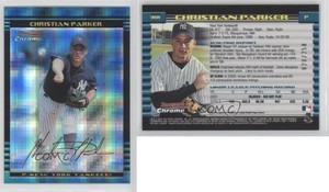 2002 Bowman Chrome X-Fractor /250 Christian Parker #301