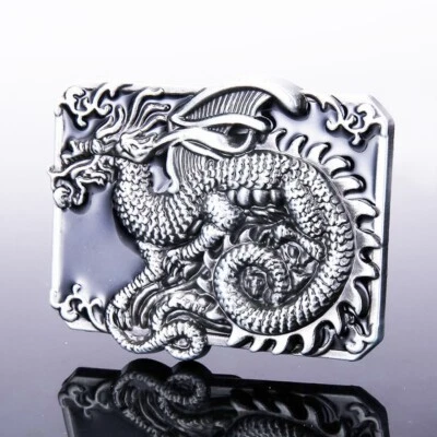 Unique Bold Dragon Claw Silver Belt Buckle Fits Up To 1-5/8" Wide Belt - Image 1 of 4