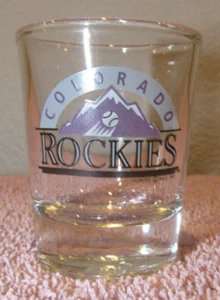 1991 Colorado Rockies Baseball Team Shotglass Shot Glass - CO Colo. - Picture 1 of 1