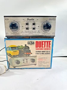 Controlador de potencia de doble vía H&M Duette para juegos de trenes calibre Hornby etc OO en caja - Imagen 1 de 8