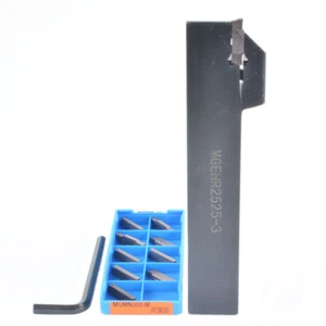 MGEHR2525-3+10pcs MGMN300-M PC9030 CNC External slot Groov turning tool holder - Picture 1 of 5
