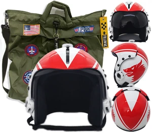 Polyst TOP Gun Helmet Call Sign "WOLFPACK" Fighter Aviator USN HGU-33 - Picture 1 of 7