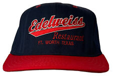 RARE Vintage 1990’s Edelweiss German Restaurant FT Worth TX Fitted 7 3/4 Hat