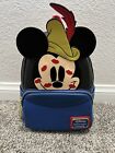 Loungefly Disney Brave Little Tailor Mickey Mouse Figural Mini Backpack NWT