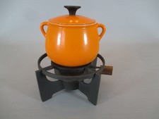 Chaudron Cousances type Le Creuset service fondue cocotte marmite