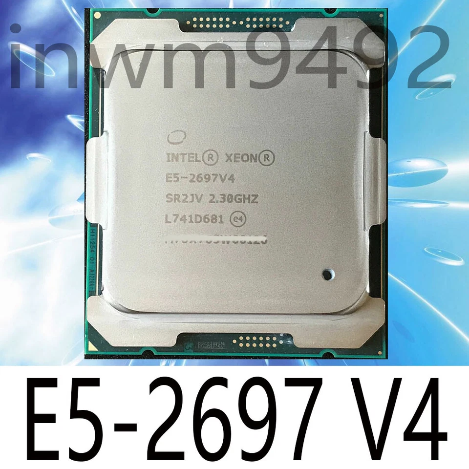 Intel Xeon E5-2697 V4 SR2JV 2.30GHz 18-Core LGA2011-3 X99 Server CPU Processor - Image 1 of 1